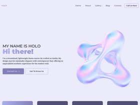 Gatsby Holo screenshot