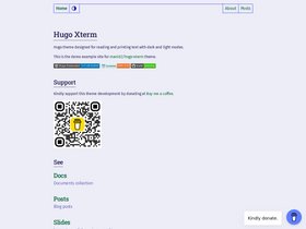 Hugo Xterm screenshot