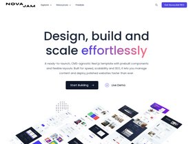 NovaJAM - Next.js Multi-purpose Template screenshot