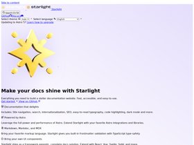 Starlight Docs screenshot